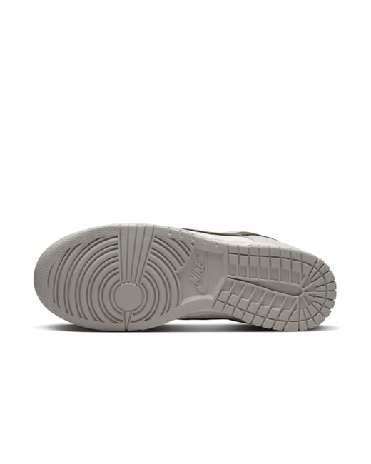 Nike Gray Dunk Low Shoes for men