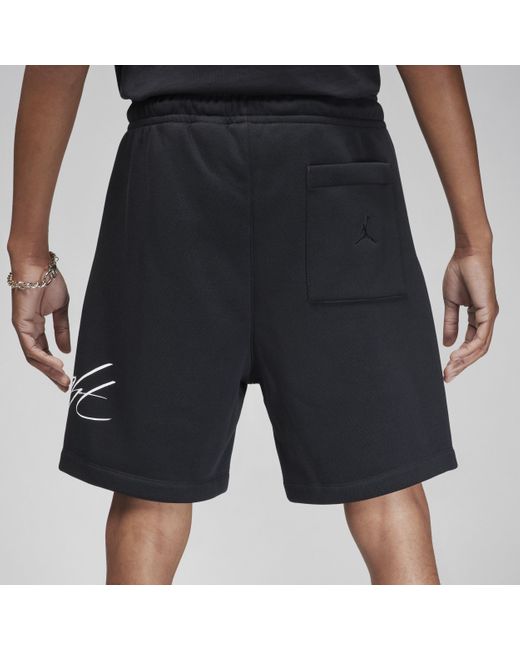 Nike Jordan Brooklyn Fleece Shorts in het Black voor heren