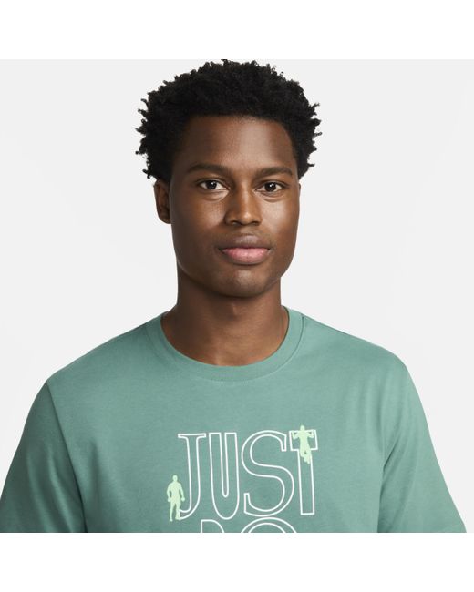 Nike Fitness T-shirt Met Graphic in het Green voor heren
