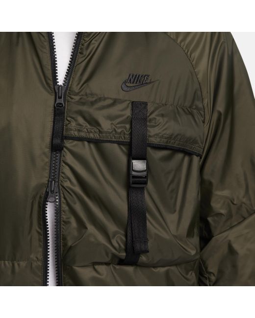 Giacca packable foderata n24 sportswear tech woven di Nike in Green da Uomo