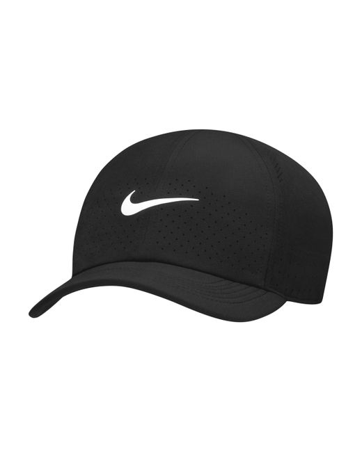 Nike Unisexcourt Aerobill Advantage Tennis Cap in Black Lyst
