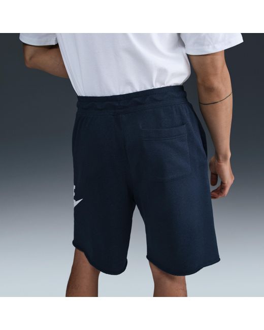 Nike Blue Club French Terry Alumni Shorts for men