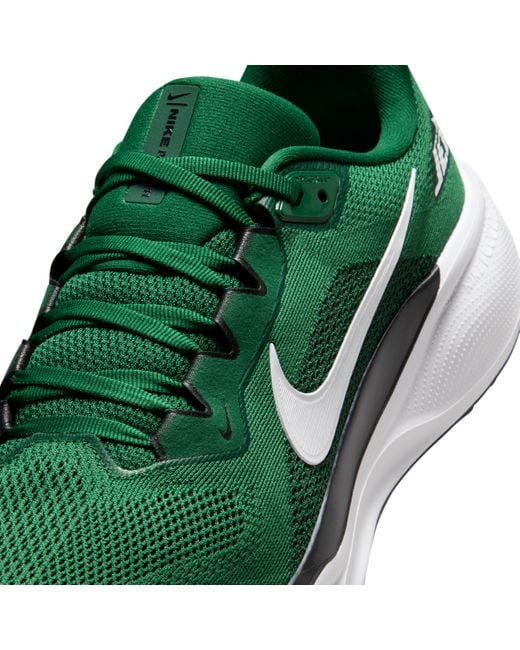 Nike Green New York Jets Pegasus 41 Nfl Road Running Shoes for men