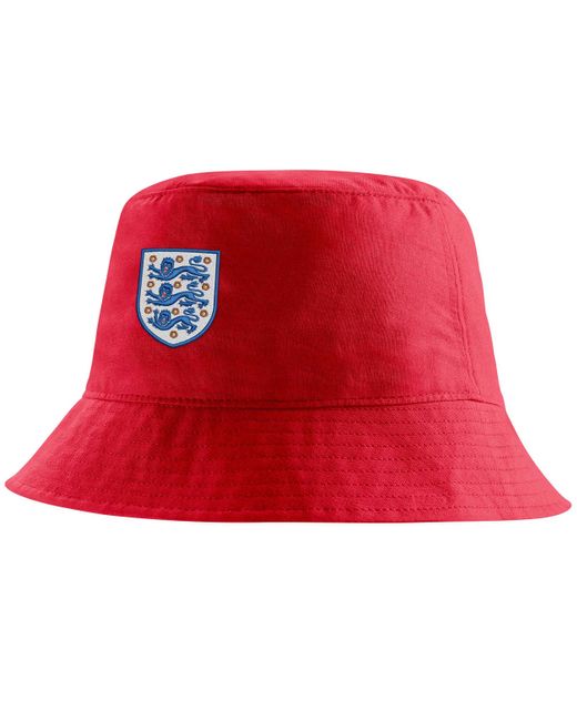 Nike Unisex England Bucket Hat In Red, Lyst
