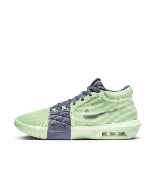 Nike Green Lebron Witness 8 Basketball Shoes for men