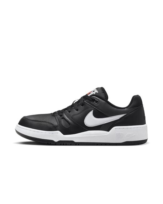 Nike Black Full Force Low Shoes for men
