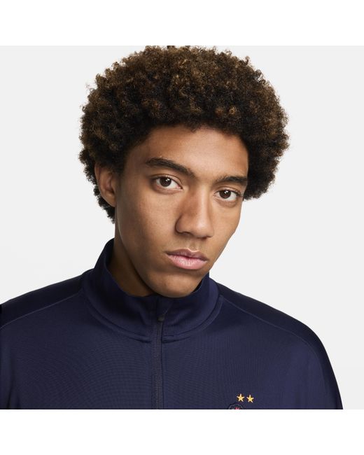 Nike Blue Fff Strike Dri-fit Football Knit Tracksuit Polyester for men