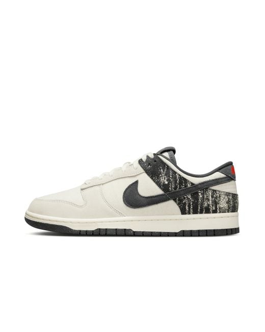 Nike White Dunk Low Retro Se Shoes for men