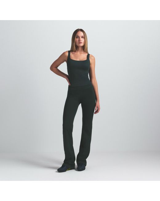 Nike Green Skims Matte High-Waisted Slim Flared Leggings