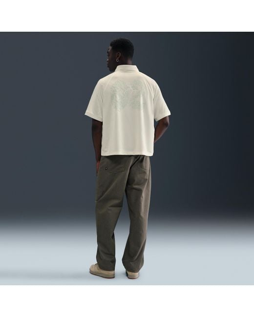 Nike Blue Sb Dri-Fit Jacquard Skate Jersey for men