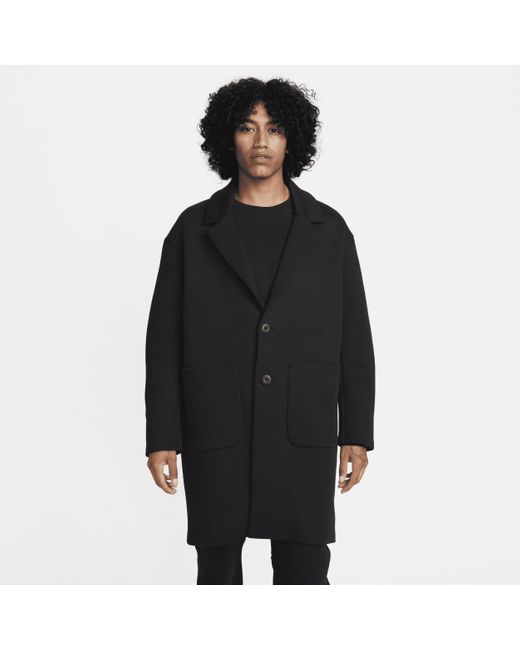 Nike Sportswear Tech Fleece Reimagined Loose Fit Trench Coat in Black ...