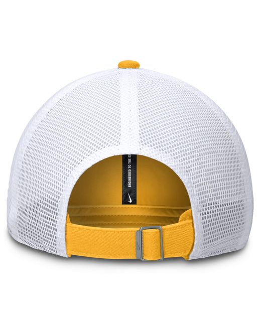 Nike Yellow Pittsburgh Pirates City Connect Club Mlb Trucker Adjustable Hat for men