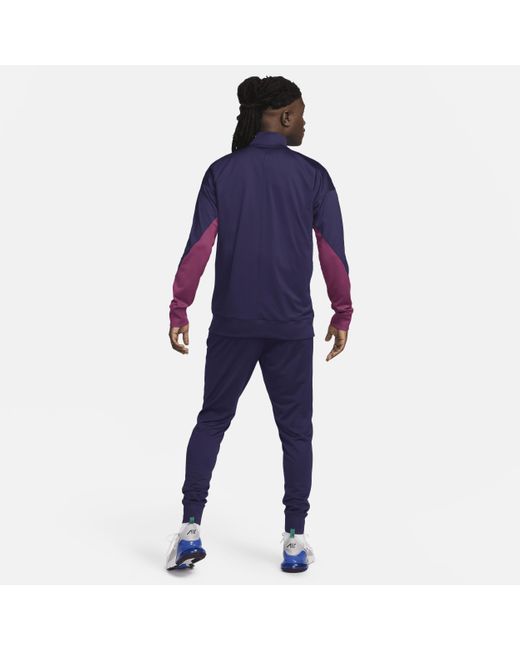 Tuta da calcio in maglia dri-fit inghilterra strike di Nike in Blue da Uomo