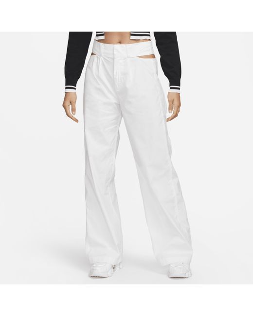 Nike White Sportswear Trouser Pants
