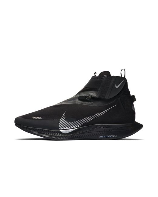 Nike Rubber Zoom Pegasus Turbo Shield Running Shoe in Black for Men | Lyst