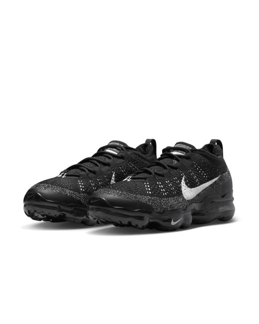 Nike Black Air Vapormax 2023 Flyknit Shoes for men