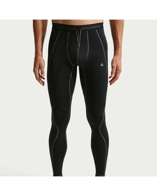 Nike Black Acg "Wildsee" Dri-Fit Base Layer Tights for men