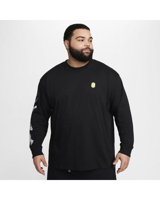 Nike Black Acg "hike Snacks" Dri-fit Long-sleeve T-shirt for men
