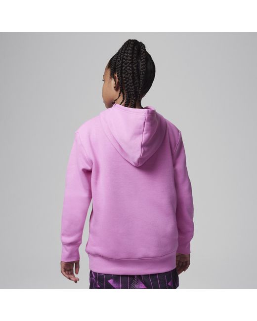 Nike Purple Jumpman Baseline Cotton Hoodie