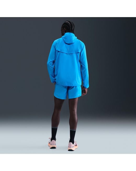 Nike Blue Stride Repel Uv Running Jacket for men