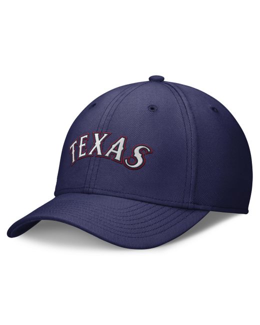 Nike Blue Texas Rangers Evergreen Swoosh Dri-fit Mlb Hat for men
