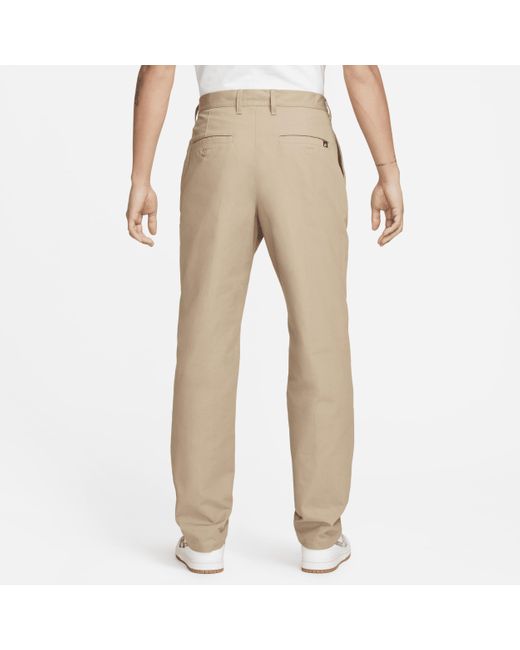 Nike Brown Club Chino Trousers Cotton for men