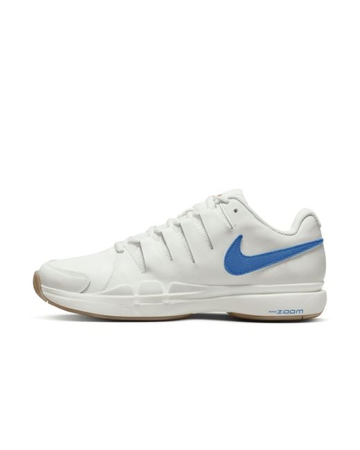 Nike White Court Air Zoom Vapor 9.5 Tour Leather Tennis Shoes for men