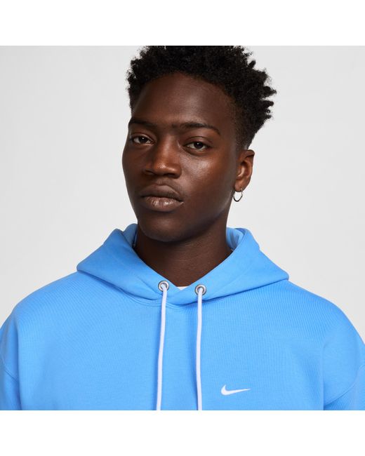 Sweat À Capuche En Tissu Fleece Solo Swoosh Pour Homme Nike pour homme en coloris Blue