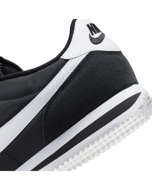 Nike Black Cortez Textile Shoes for men