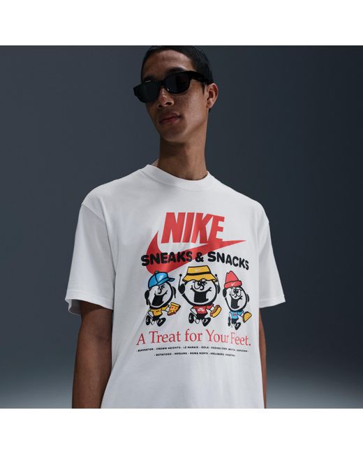T-Shirt Max90 Sportswear di Nike in Blue da Uomo