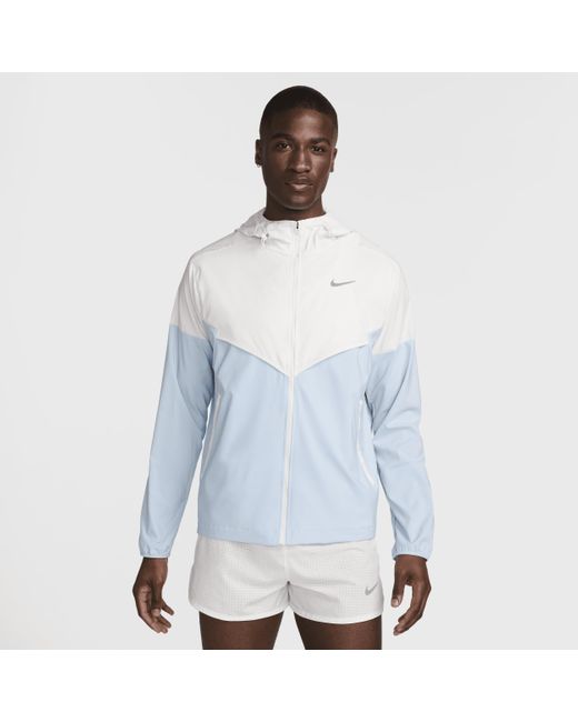 Nike Blue Windrunner Repel Running Jacket Polyester for men