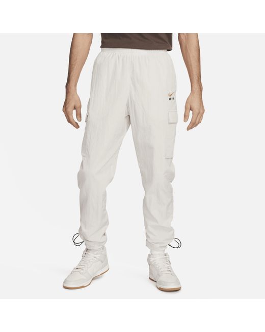 Nike Gray Air Lightweight Woven Trousers Polyester for men