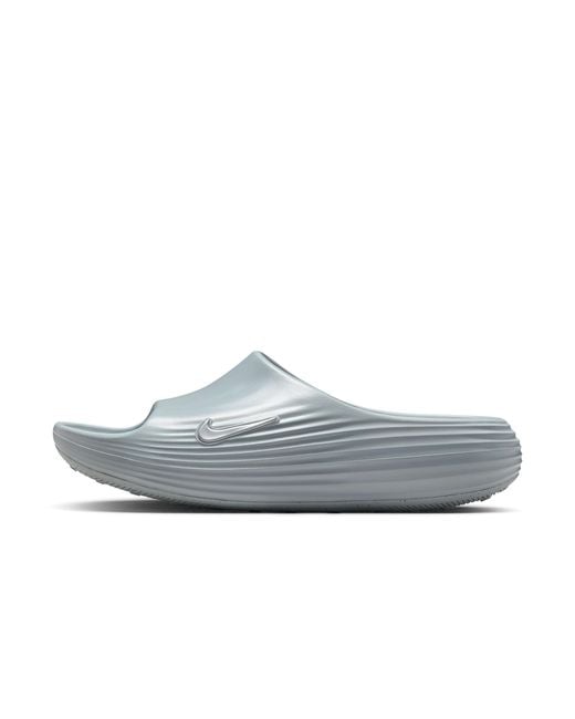 Nike Gray Reactx Rejuven8 Slides for men