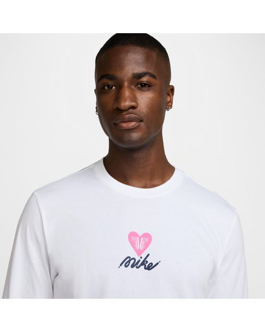 T-Shirt À Manches Longues Sportswear Nike pour homme en coloris White