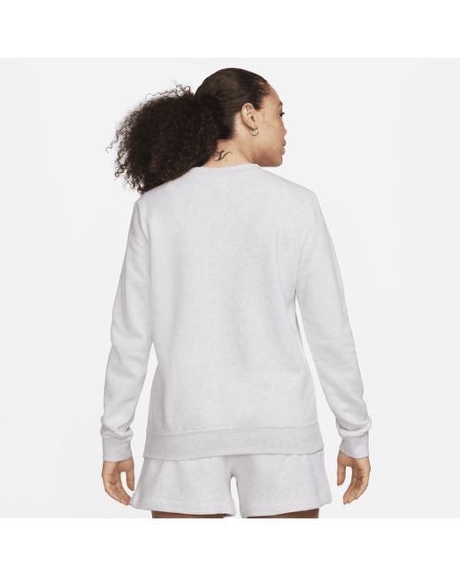 Nike Sportswear Club Fleece Crew-neck Sweatshirt in Gray | Lyst