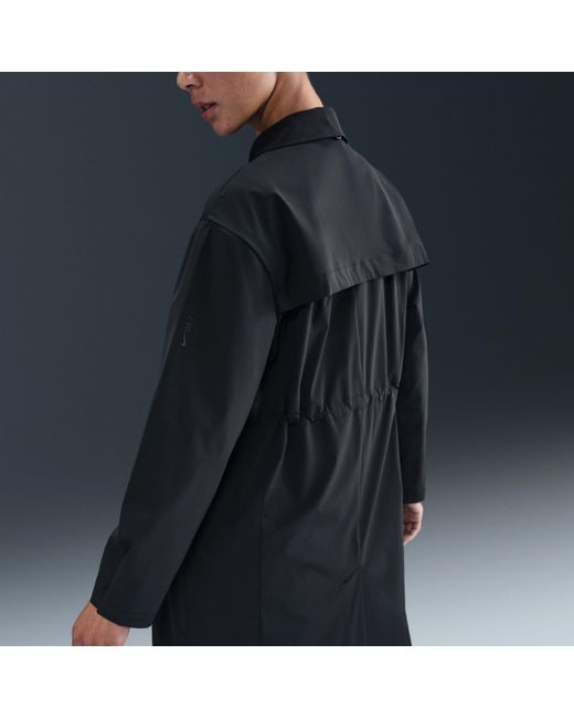 Nike Blue 24.7 Perfectstretch Dri-Fit Oversized Trench Coat