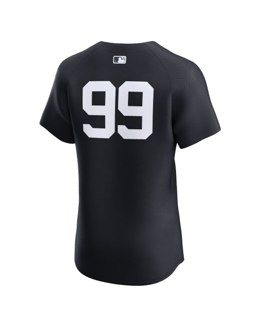 Nike Black Aaron Judge New York Yankees Dri-Fit Adv Mlb Elite Jersey for men