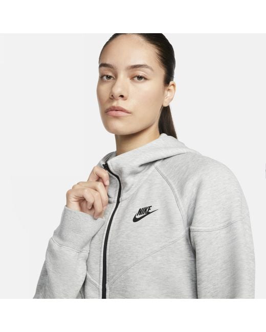Nike Sportswear Tech Fleece Windrunner Full-zip Hoodie in Grey | Lyst UK