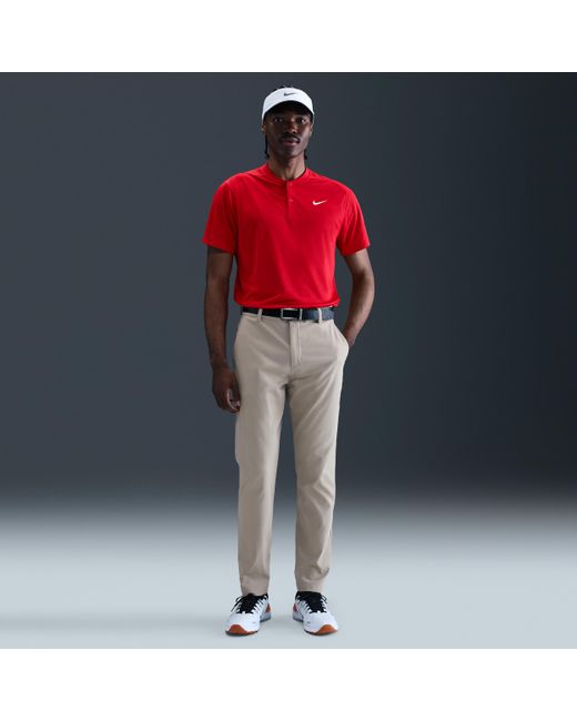 Nike Red Dri-Fit Victory Golf Polo for men