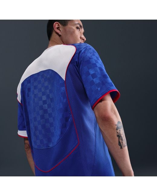 Nike Blue Total 90 Dri-Fit Soccer Jersey for men