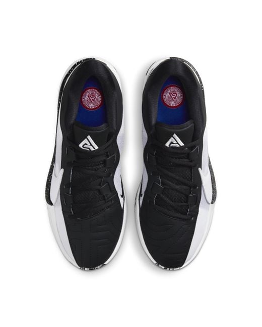 Nike Black Giannis Freak 5 Basketball Shoes
