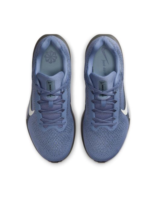 Nike Blue Winflo 11 Road Running Shoes (Extra Wide) for men