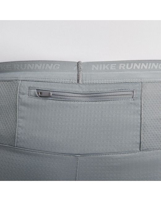 Nike Gray Dri-fit Phenom Elite Knit Running Pants for men