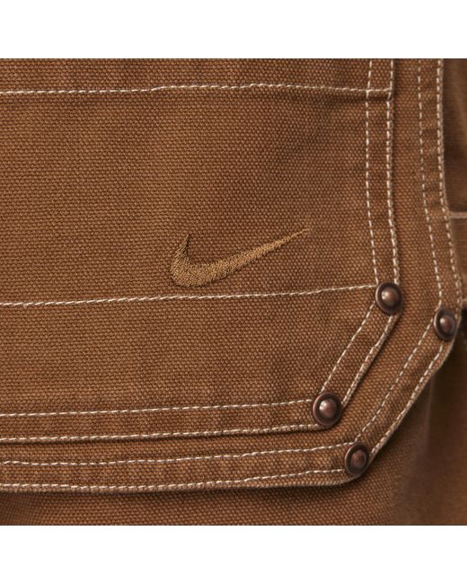 Nike Brown Life Carpenter Overalls for men