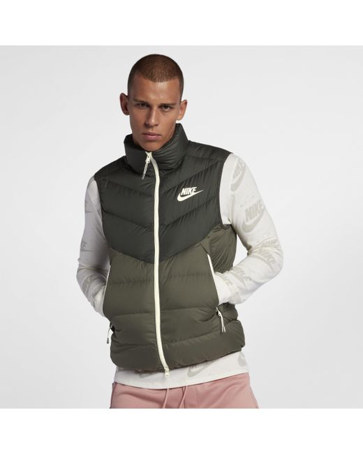 Smanicato in piumino Sportswear Windrunner Down Fill da Uomo di Nike in  Verde | Lyst