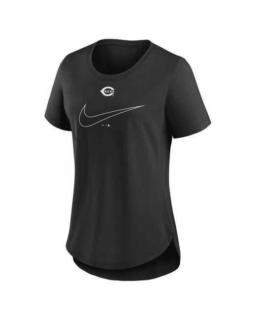 Nike Cincinnati Reds Big Swoosh Mlb T-shirt in Black