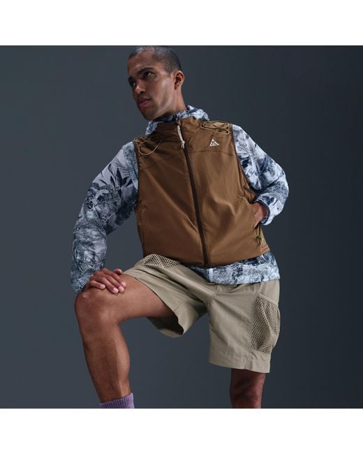 Nike Brown Acg "Death Bloom" Vest for men