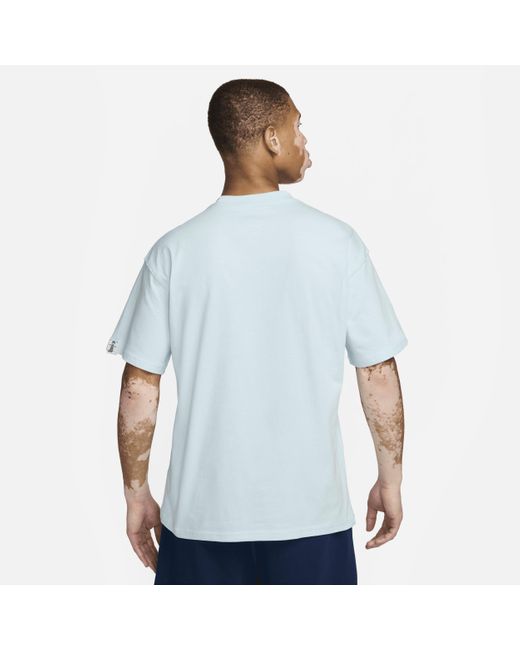 Nike Sportswear Max90 T-shirt in het Blue voor heren