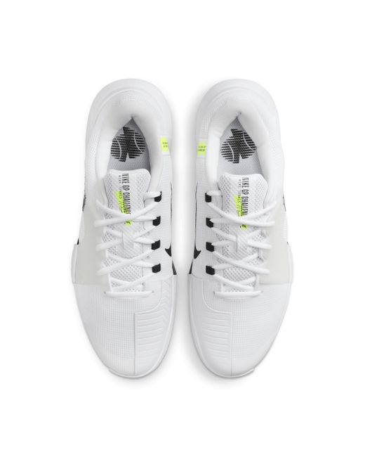 Nike White Zoom Gp Challenge 1 Hard Court Tennis Shoes for men