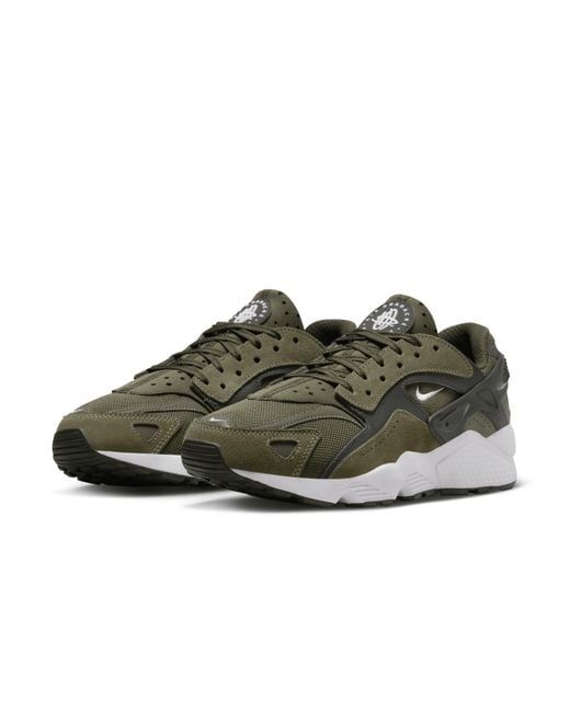 Nike Green Air Huarache Runner Shoes for men